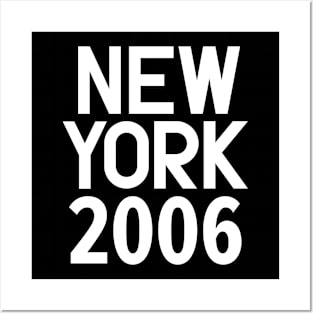 New York Birth Year Series: Modern Typography - New York 2006 Posters and Art